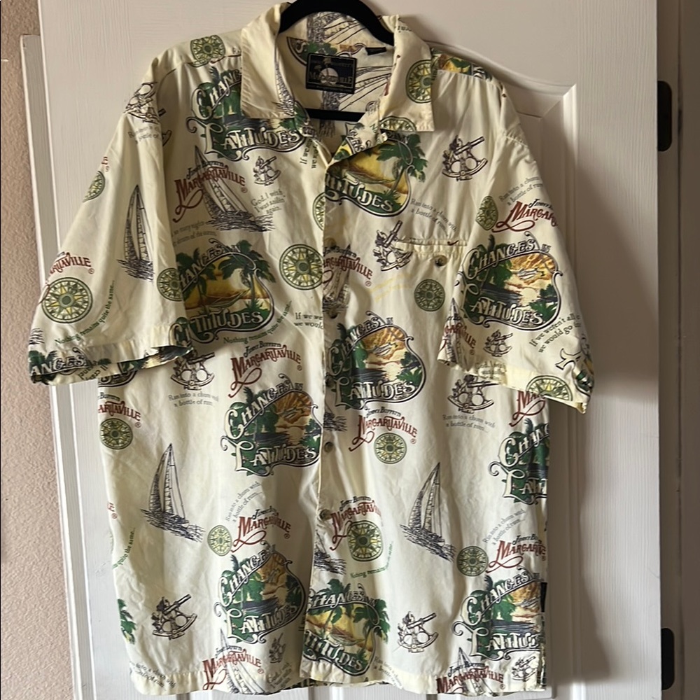 Jimmy Buffet Magaritaville men’s cotton shirt XL